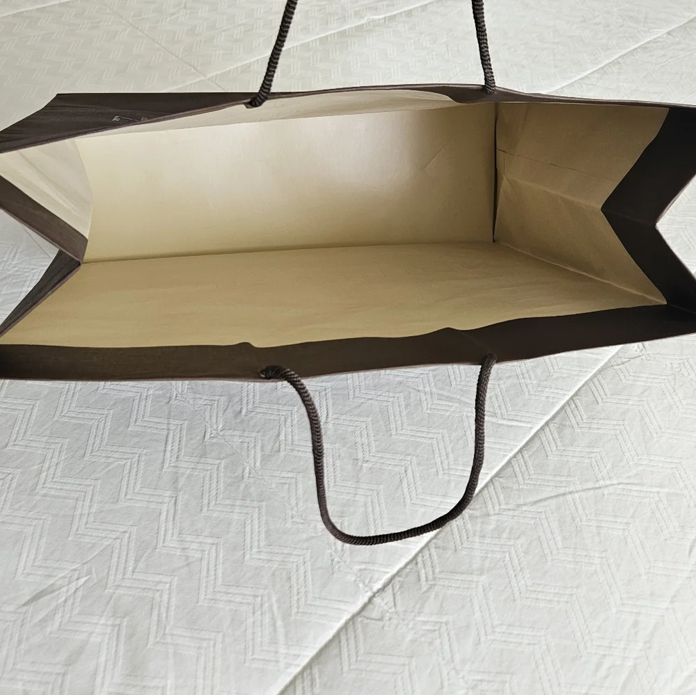 2 Louis Vuitton Brown Gift/Shopping Bags Emptys